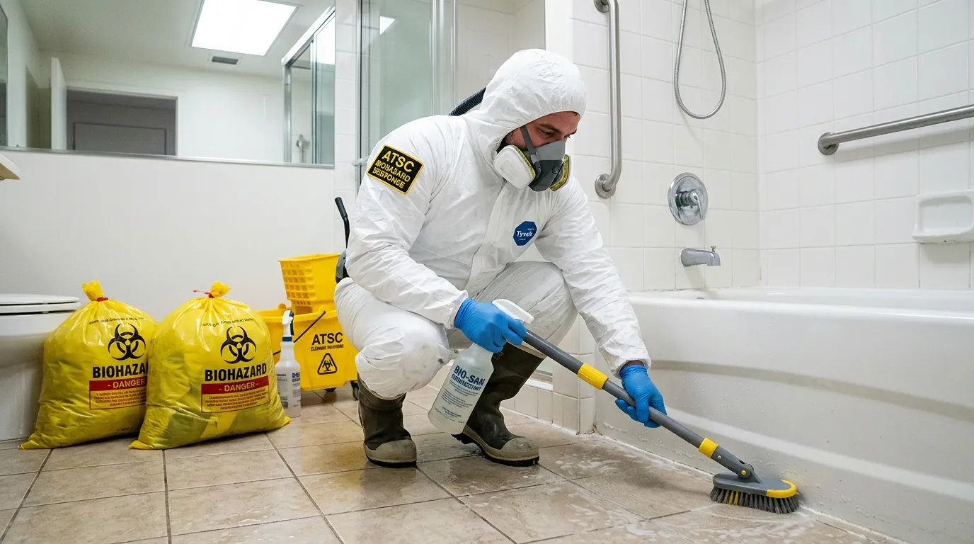 Decontamination equipment deployed for Blood Cleanup in Spokane Valley